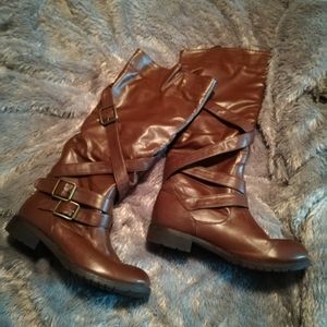 2 X $20 Ankle-Strap Buckle Riding Boots